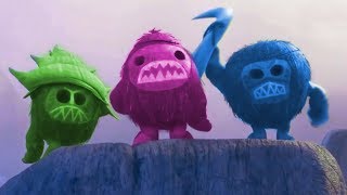 Learn Colors MOANA with MAUI and HEI HEI Meet TROLLS  Nursery Rhymes Guera [upl. by Llennaj]