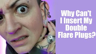 How to Get Double Flare Plugs into your Ears [upl. by Etnaed]