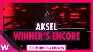 Aksel Kankaanranta Finland Eurovision 2020 LIVE winners encore  UMK 2020 [upl. by Ilarin]