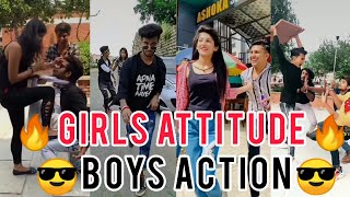 🔥🔥Girls Attitude Boys Power New Tiktok Video Best Attitude Trending Video🔥🔥 [upl. by Siloam913]