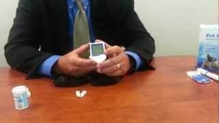 Demonstration Pet Gluco Veterinary Glucose Meter by Links Medical [upl. by Yentihw]