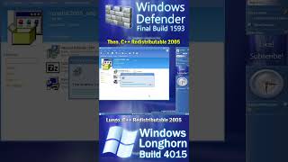 Windows Defender Final on Windows Longhorn Shorts [upl. by Levinson]