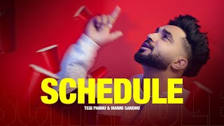 SCHEDULE OFFICIAL VIDEO  TEGI PANNU  MANNI SANDHU  NEW PUNJABI SONG 2024 [upl. by Xam]