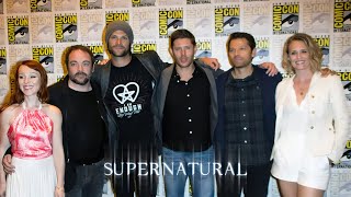 The Cast of Supernatural Talk Season 12 and More [upl. by Eilasor151]