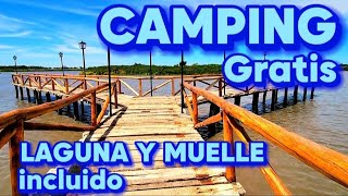 🤦‍♂️ UNA LOCURA CAMPING gratis en BUENOS AIRES con muelle y LAGUNA [upl. by Bushey]