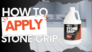 How to Apply Stone Grip NonSlip Tile Treatment  Instructional Video [upl. by Whiney]