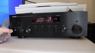 Yamaha RN602 Net Radio and Basic Network Use [upl. by Carmelo]