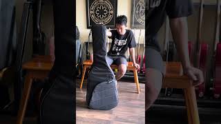 Review Gigbag Gitar Akustik Merk Just in Case II [upl. by Retrop]