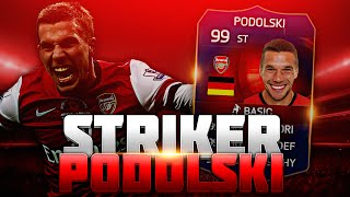 ARSENAL STRIKER PODOLSKI FIFA 15 ULTIMATE TEAM [upl. by Annavoig]