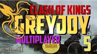 Crusader Kings 2 Game of thrones mod Multiplayer Greyjoy 5 [upl. by Dwayne]