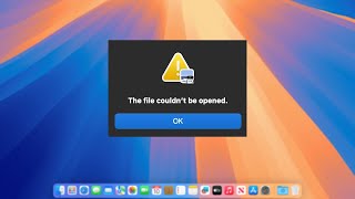 This File Couldnt Be Opened On Macbook [upl. by Eirhtug714]