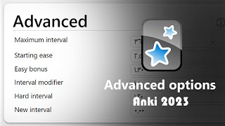 Anki Deck options  Advanced [upl. by Atnamas]