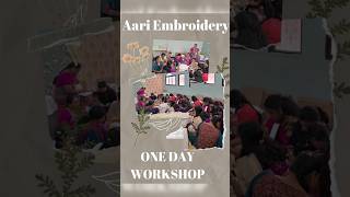 One Day Workshop for Aari Embroidery [upl. by Trev]