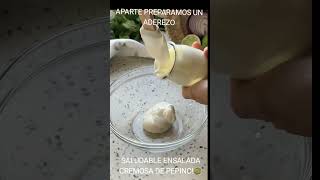 SALUDABLE ENSALADA DE PEPINO CREMOSA Y RICA [upl. by Yerga]