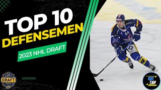 Who Are The Best Defensemen In The 2023 NHL Draft   Top 10 Best Defensemen  Highlights amp Profile [upl. by Anayi74]