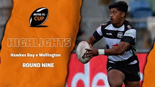 RD 9 HIGHLIGHTS  Hawkes Bay v Wellington Mitre 10 Cup 2020 [upl. by Nadoj]