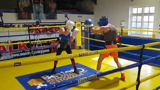 Amateur boxing sparring Round 1 [upl. by Guerin312]