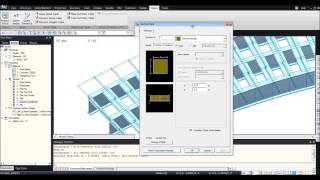 midas Civil Video Tutorial 5 Cross Beams amp Grouping [upl. by Enajyram]