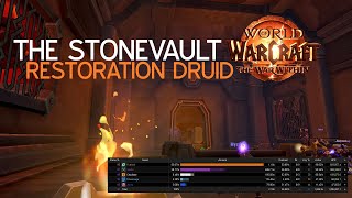 The Stonevault Mythic 9  Restoration Druid PoV [upl. by Suivatra]