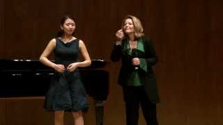 Renée Fleming Master Class February 13 2014 Pureum Jo and Daniel Fung [upl. by Henebry800]