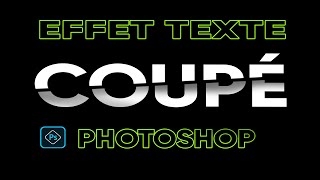 Comment découper du texte dans Photoshop  Tutoriels Photoshop [upl. by Nalat580]