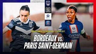 Bordeaux vs Paris SaintGermain  Division 1 Arkema Matchday 1 Full Match [upl. by Wu498]