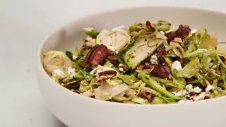 Food Collections  How to make Brussels Sprouts Sauté with Pecans and Blue Cheese [upl. by Ellie]