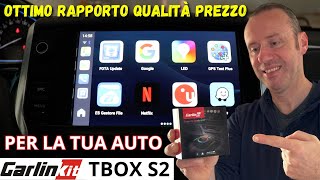 CARLINKIT Ai BOX S2 2024 RAPPORTO QUALITÀ PREZZO e hai la TV in auto CARPLAY e ANDROID AUTO WIRELESS [upl. by Nylinnej]