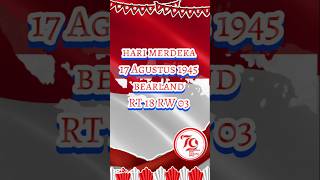 Lomba hari merdeka 17 Agustus 1945 bearland RT 18 RW 03 [upl. by Ecnarrat]