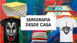 🔴 MÉTODO SENCILLO DE FOTOGRABADO CON EMULSIÓN Y CON VINILO quot PARA EL USO DE LA SEREGRAFIAquot [upl. by Devora]