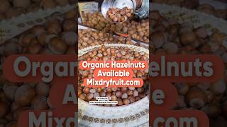 Organic Hazelnuts Available pecannuts dryfruit foodblogger [upl. by Mikeb]