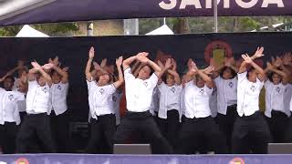 The Royal family dance group Samoa village Auckland Pasifika festival 2024 [upl. by Krissie]