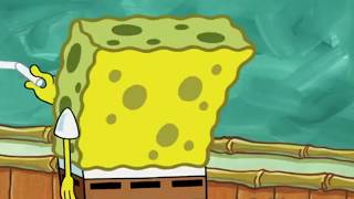 spongebob writing on a chalkboard [upl. by Etteuqaj]