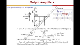 Analog IC Design  Gain Boosting and Output Amplifiers [upl. by Esiole230]