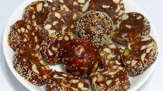 Date Nut Laddoo Recipe Healthy Sugar Free SweetKhajur BurfiDates RollKhajur PakKhajoor Katri [upl. by Poole]