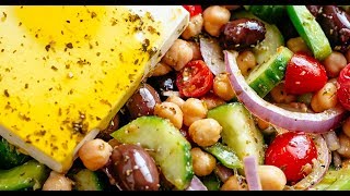 Greek Chickpea Salad [upl. by Ettegroeg339]