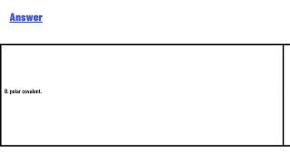 Classify the CCl bond in CCl4 as ionic polar covalent or nonpolar covalent [upl. by Eaj]