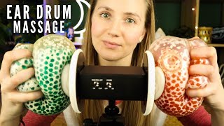 ASMR Ear Drum Massage Ear Tapping amp Ear Attention fast [upl. by Charil]