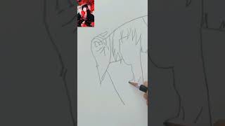 How to draw Itachi itachi Uchiha drawing itachi drawing art animeart anime itachiuchiha [upl. by Htebilil]