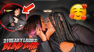 I PUT 2 FREAKS ON A BLIND DATE 💦 2 GIRLS jubilee blinddate [upl. by Koran561]