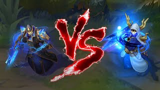 마법공학 카사딘 VS 우주의 지배자 카사딘 롤 스킨 비교 Hextech Kassadin VS Cosmic Reaver Kassadin Skin [upl. by Alexandros]