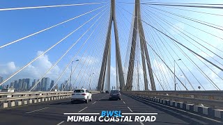 Mumbai Coastal Road  BWSL  4K Drive [upl. by Waxman]