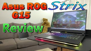 Asus ROG Strix G15 Radeon RX 6800M Review  Thejes Notebook Review [upl. by Llehcar264]