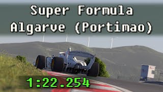 iRacing SF23 Super Formula Algarve Portimao Hotlap 122254  2024 Season 2 [upl. by Roos201]