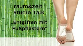 Dr Alfred Gruber Entgiften mit Fußpflastern raumampzeit Studio Talk [upl. by Aleel825]