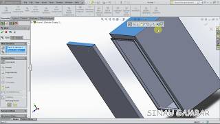 Solidworks Electrical Panel Box  Belajar Solidworks Pemula [upl. by Waldon]