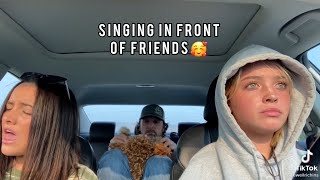 Singing infront of friends for first time [upl. by Nazarius]