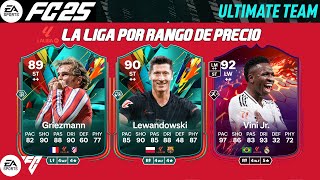 ⭐MEJORES JUGADORES LA LIGA EA SPORTS POR RANGO DE PRECIO EA FC 25 FIFA 25 LIGA ESPAÑOLA⭐ [upl. by Pownall]