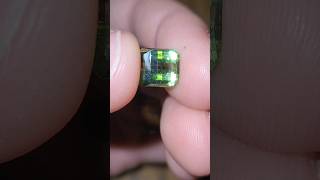 465ct Pixel Cut Peridot w Ludwigite Inclusions from FineArtGems shorts peridot gems jewels [upl. by Oniluap656]