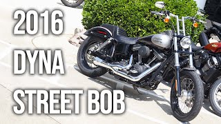 EVERYONE needs a DYNA  2016 Dyna Street Bob Ride amp Review [upl. by Rosalie]